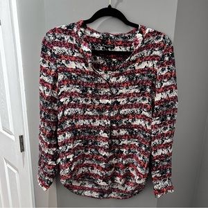 Madewell Broadway & Broome Silk Top-Sm